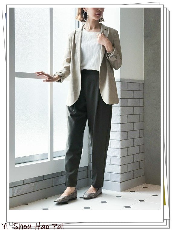 冬季洋气灰裤子搭配,灰裤子穿搭夏季