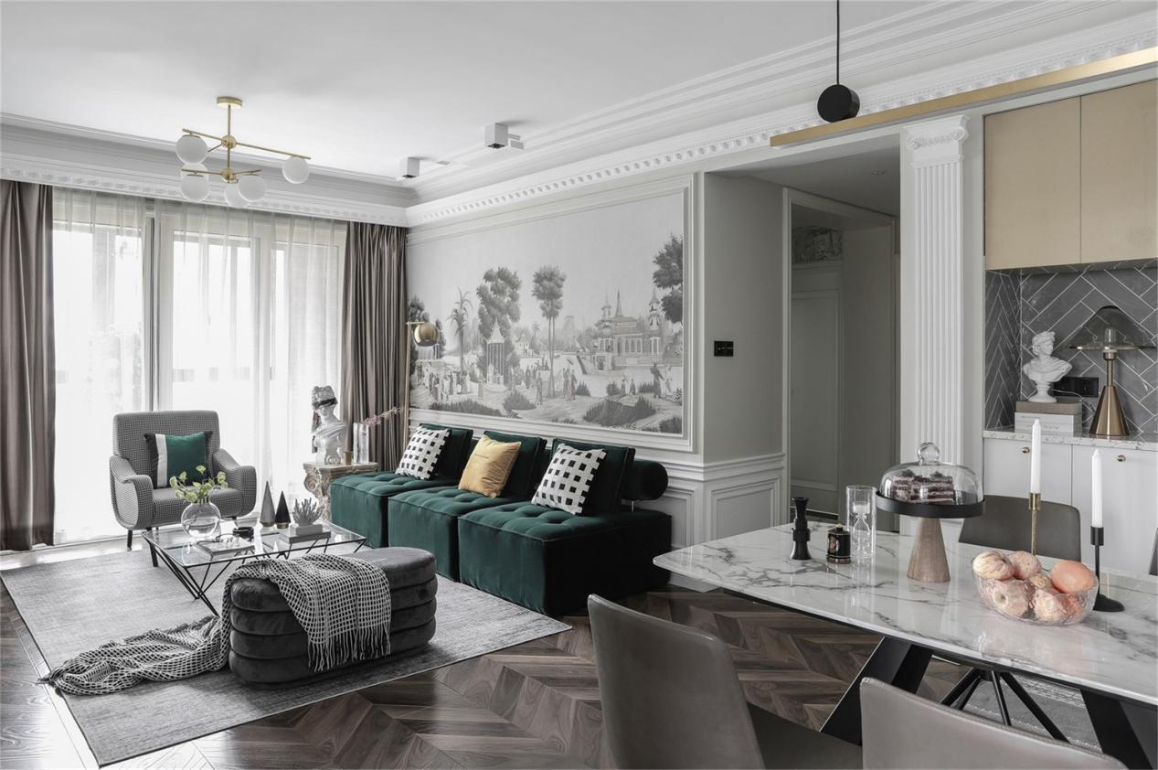 121㎡古典老人房，孙子是设计师就是不一样！