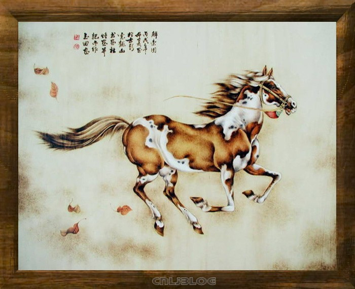 教你画画侧脸,烙画美图