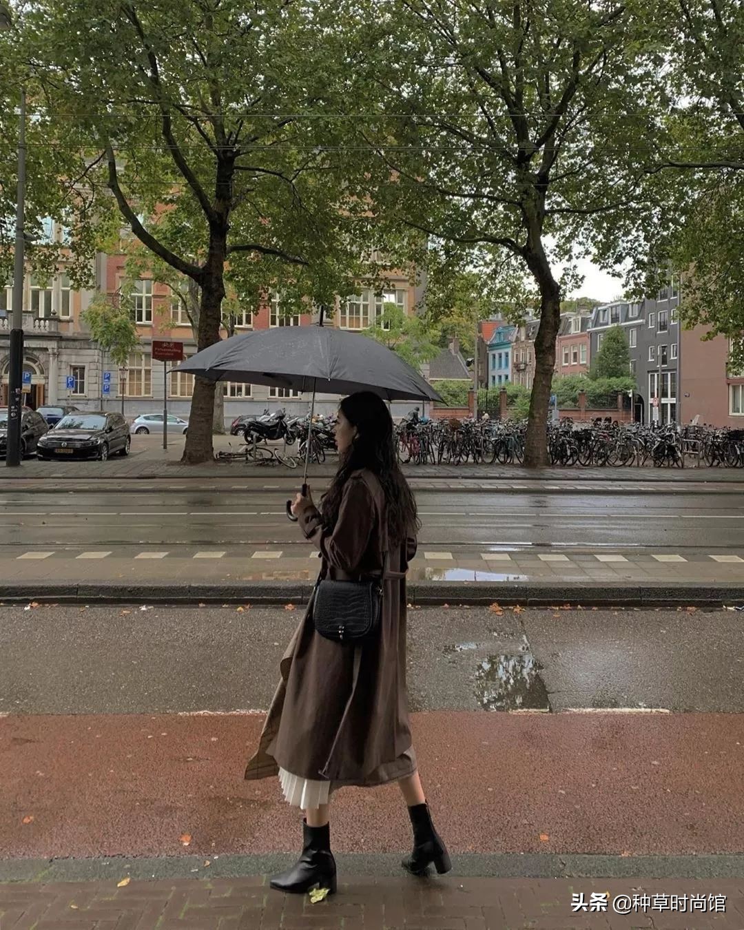 长皮衣外套女怎么穿好看,肥大的外套怎么穿好看