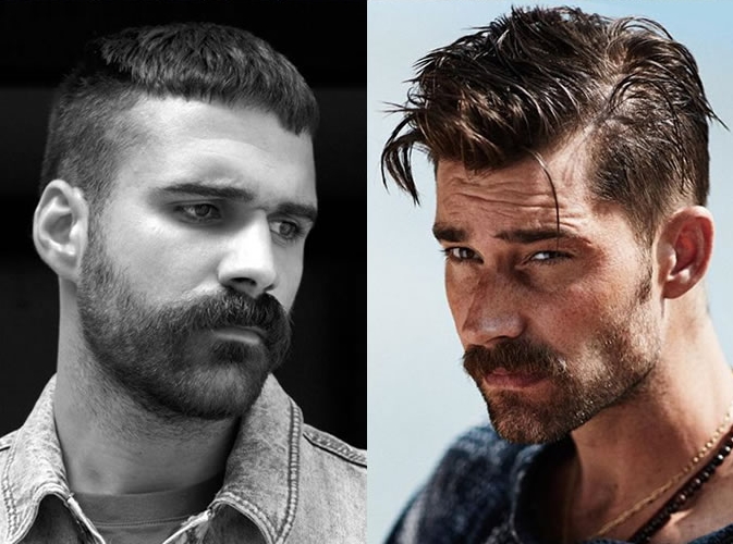 硬汉施瓦辛格帅气出场,男士硬汉络腮胡造型