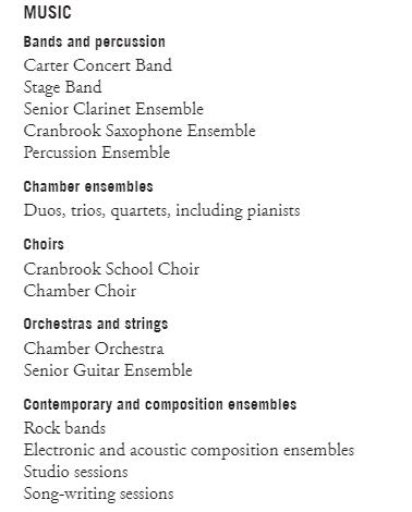 克兰布鲁克学院,布鲁可学院