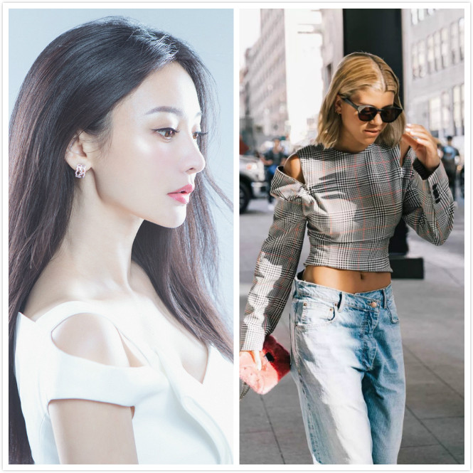 手臂粗肩膀宽怎么穿露肩吊带上衣,肩宽女生露肩穿搭怎么选