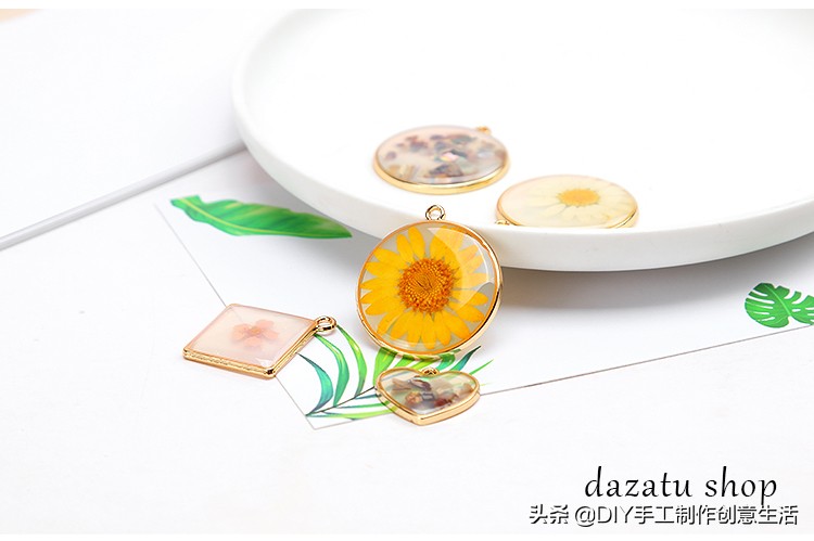 留住春天滴胶手工,怎么用真花做滴胶手工