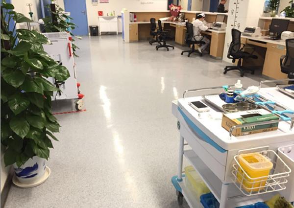 洁福pvc塑胶地板厂家,洁福pvc卷材地板医用