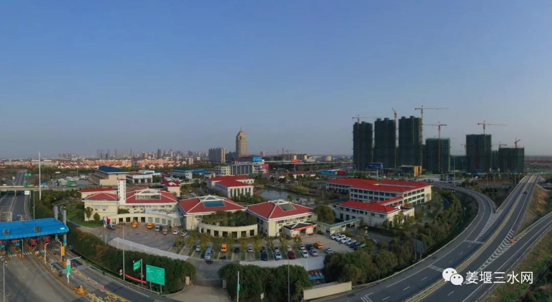 姜堰城门在哪,姜堰二中西大门