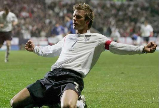 贝克汉姆年轻时期帅照,贝克汉姆个人照