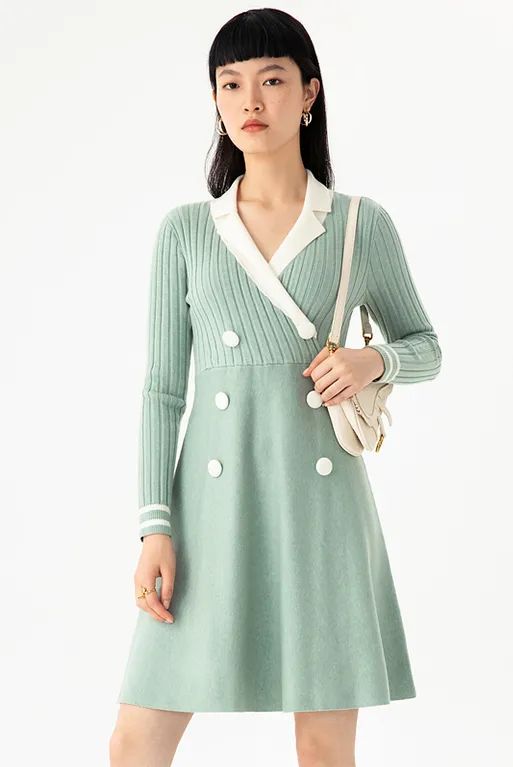 秋天必备的长袖连衣裙谁穿谁好看,秋天连衣裙6岁