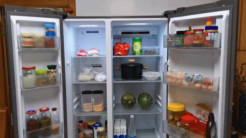 海尔冰箱473升净味,海尔595升变频风冷无霜冰箱