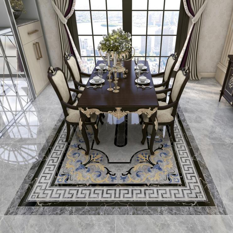 大理石水刀拼花现代,大理石水刀拼花现代风格效果