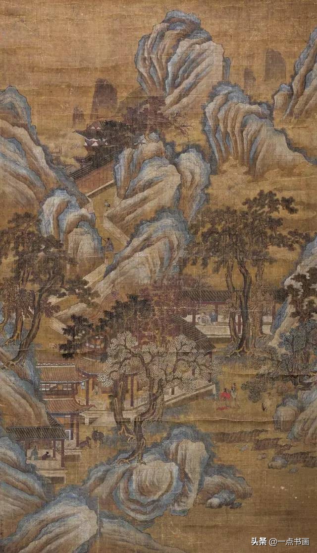 明仇英拍卖60亿的作品,明仇英桃源仙境图临摹