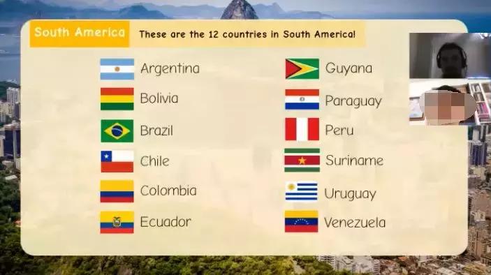 英伦云小学地理课程《Continents》了解地球上的陆地