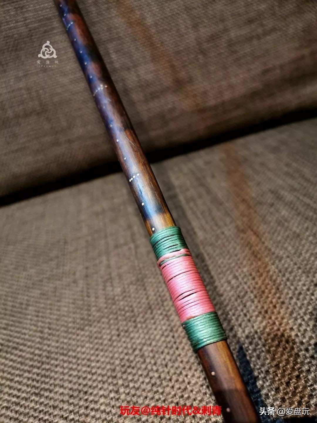 10块钱的手把件,极品老秤杆