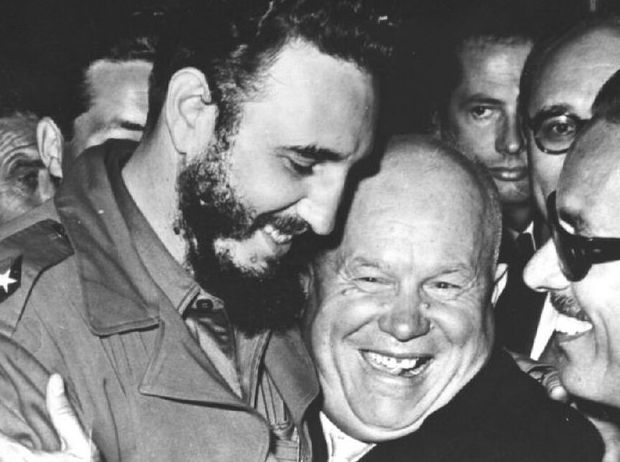 卡斯特罗的精彩瞬间,卡斯特罗和苏联