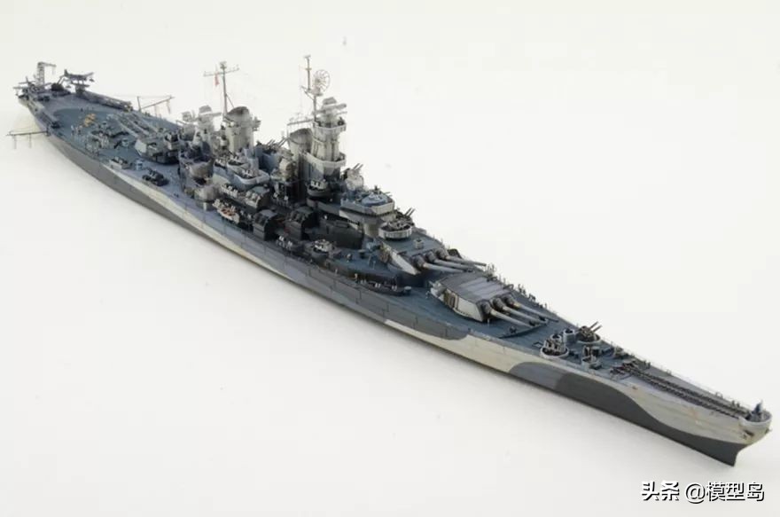 1:2000密苏里号战列舰模型,1:700密苏里号战列舰模型测评