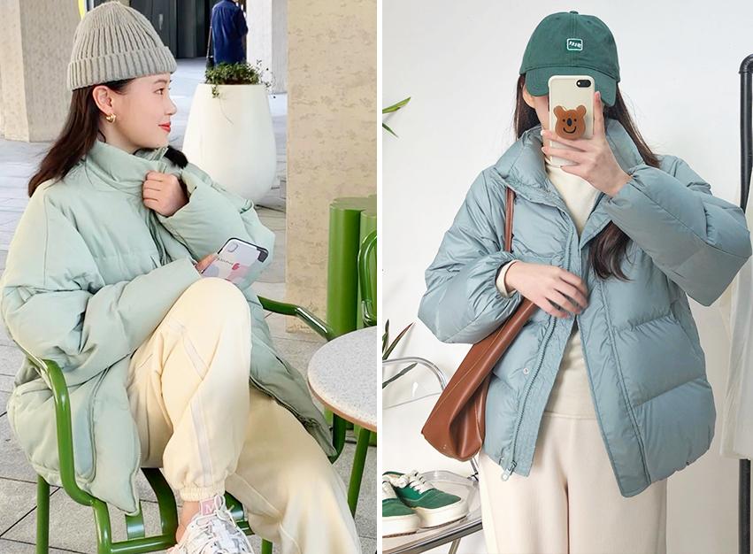 小个子140显高穿搭羽绒服,小个子冬季羽绒服搭配显瘦显高