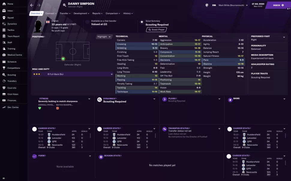 fm2021开档必签球员推荐,fm2021开档必签年轻妖人