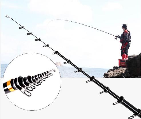 钓竿上导环的正确方法,钓鱼小知识分享图文