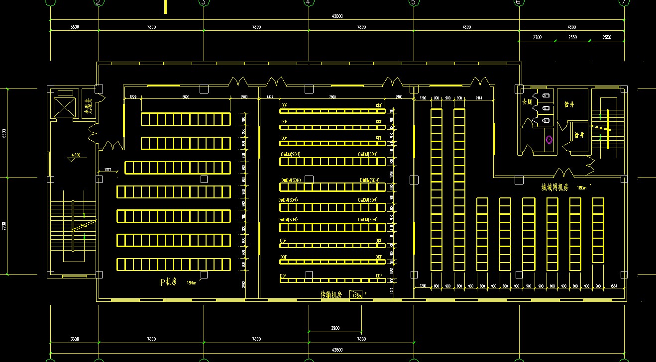 cad弱电机柜图标大全,弱电机柜CAD布置