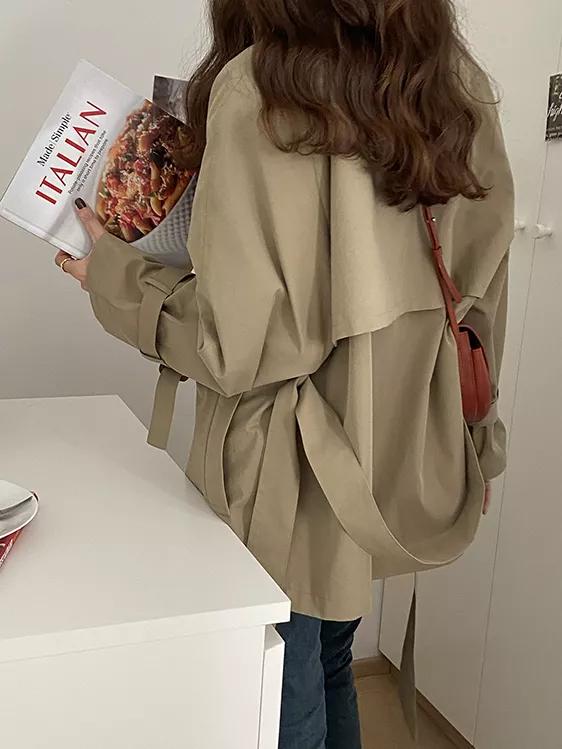 风衣怎么穿才好看简单,新式风衣穿搭技巧