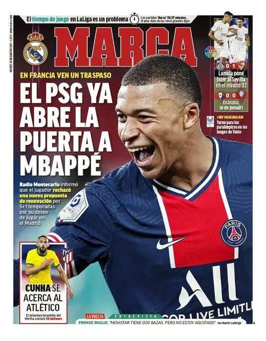 终是留不住漫天飘落的樱花,皇马无望签下姆巴佩追求新核心