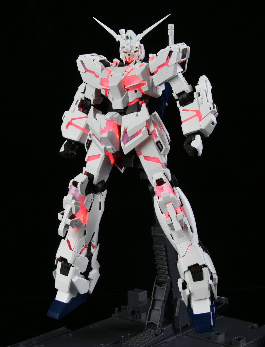 mgex独角兽高达测评,万代限定重炮高达mg开箱