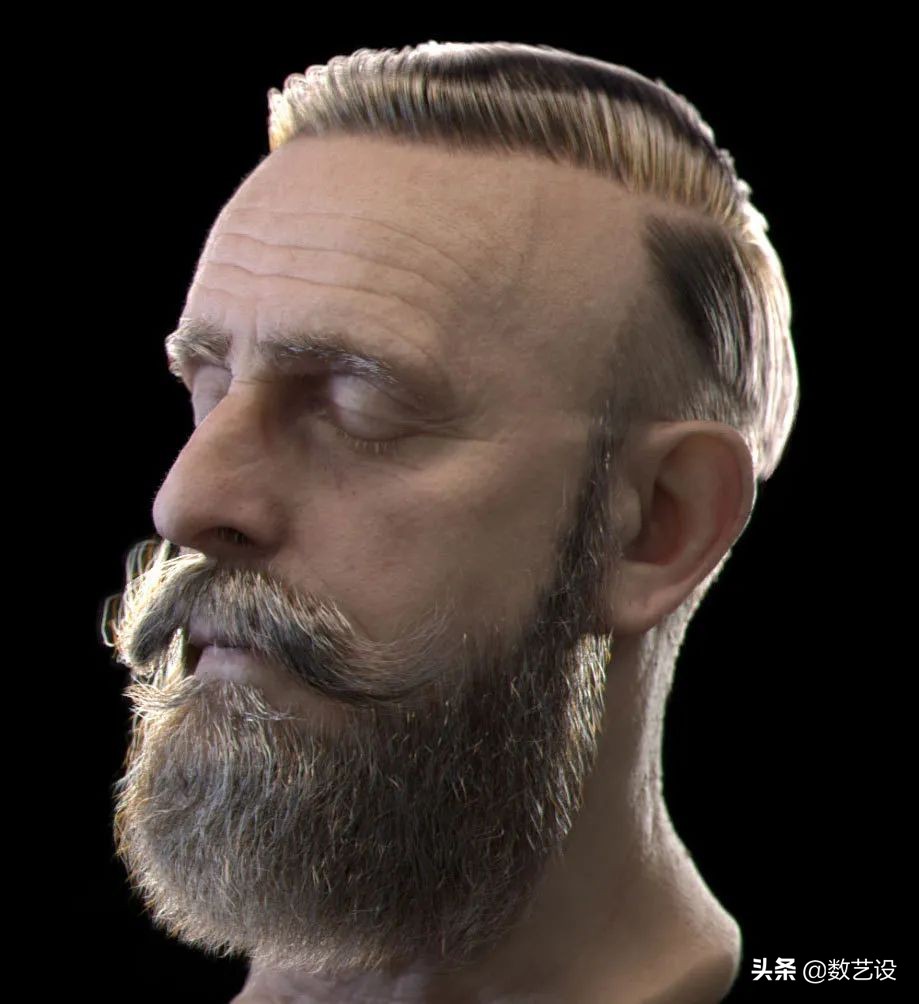 3d防脱发动画,毛发生长3d动画