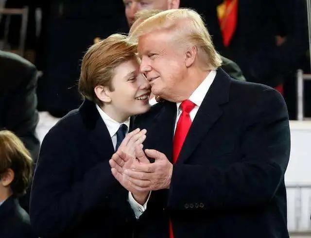 川普的小儿子颜值,川普的小儿子颜值逆天