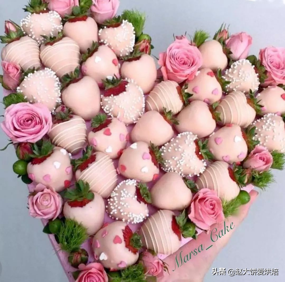 巧克力草莓,史上最简单能吃能装饰的情人节礼物