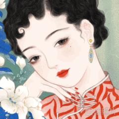 她笔下的女人韵味十足,他笔下的女子美得倾国倾城