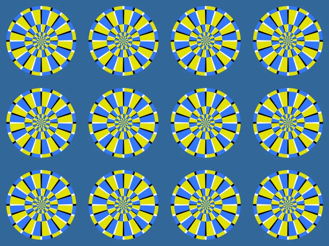 视错觉填色2019,视错觉颜色