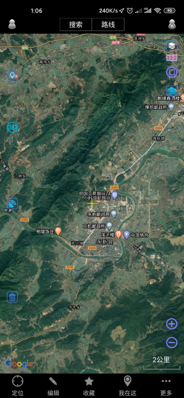 吉安市十县两区一县级市城区城建面积直观对比（同一比例尺下）