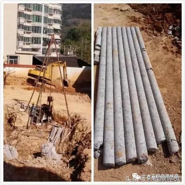 房建施工识图教程,桩基础的几种类型及施工方法