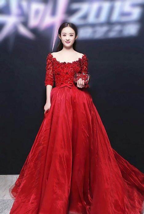 倪妮迪丽热巴红裙,迪丽热巴倪妮红裙