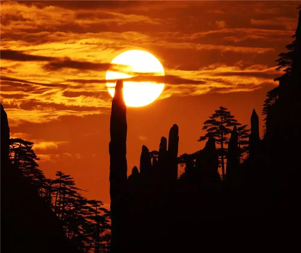 黄山美图横版,黄山风景美图