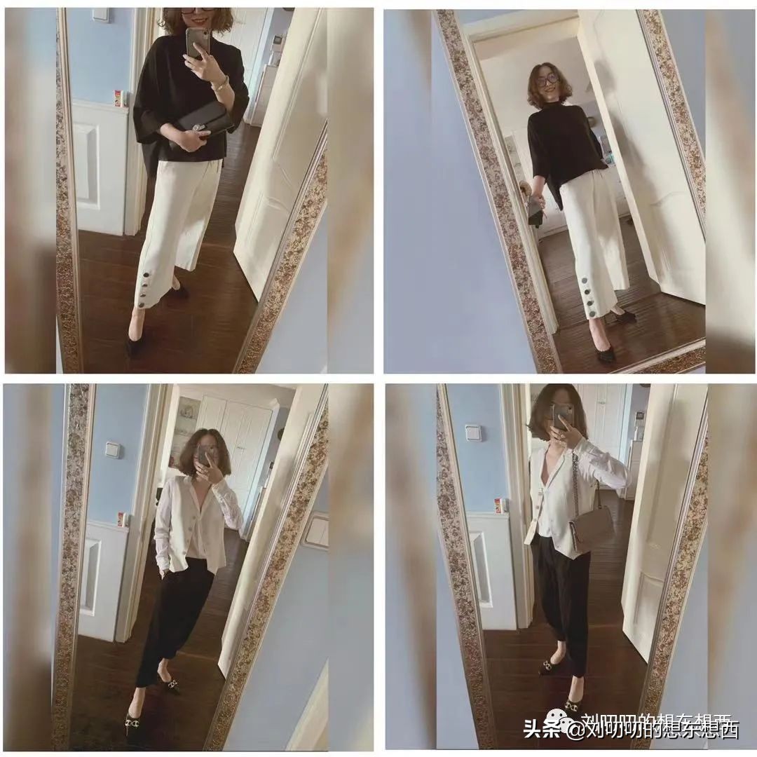 清新干净上装短款彩色,粉蓝复古穿搭