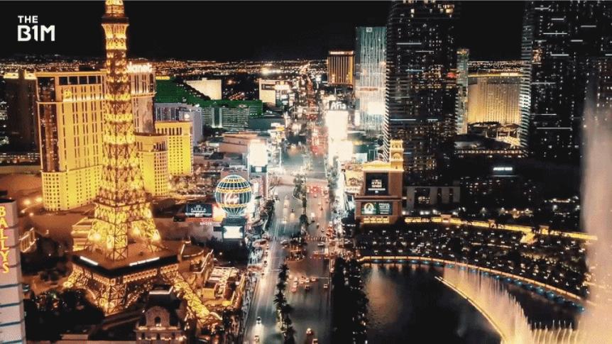 拉斯维加斯巨型球沉浸式体验,地标建筑拉斯维加斯