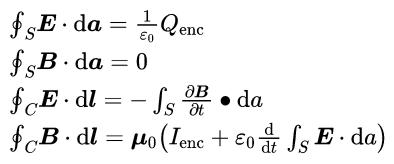 麦克斯韦方程组的微分形式及解释,麦克斯韦方程组微分形式通俗解释