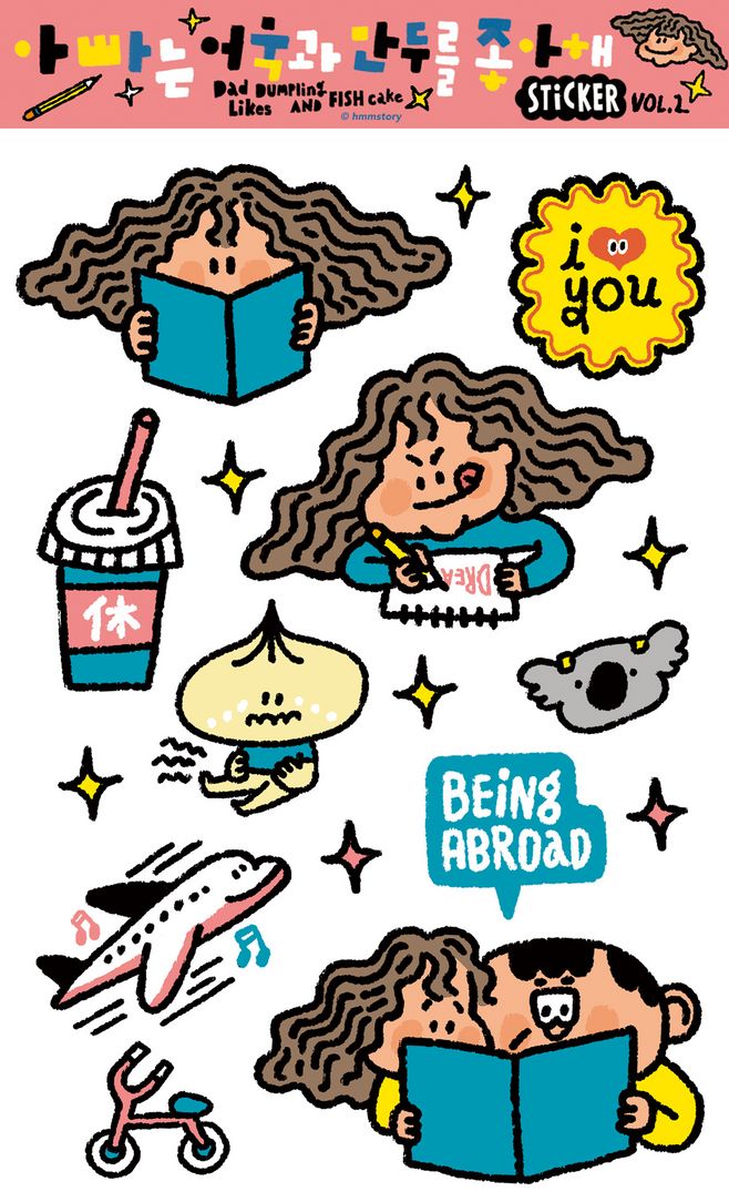 超可爱的手绘简笔画,简单的Q版简笔人物绘画