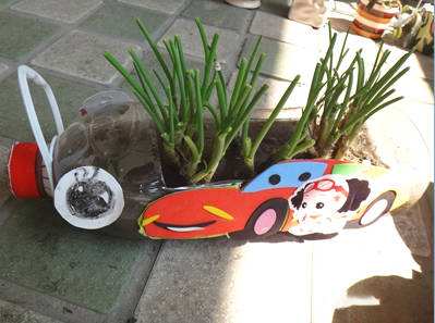 自制养花滴水瓶教程图片,手工自制花瓶养花教程图片