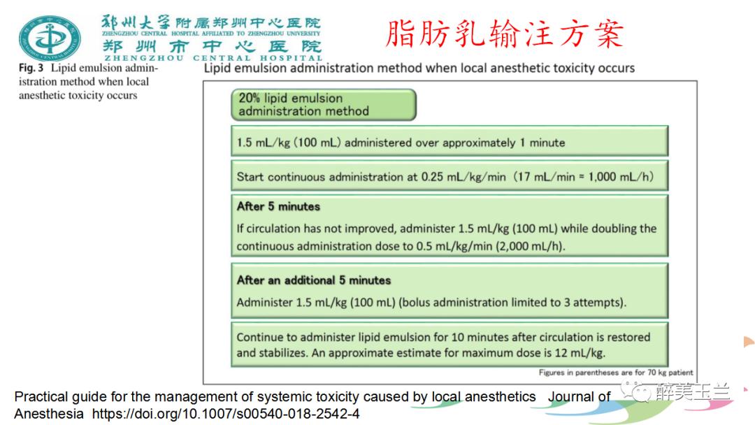 局麻药中毒的术前用药口诀,局麻药中毒临床表现及处理流程ppt