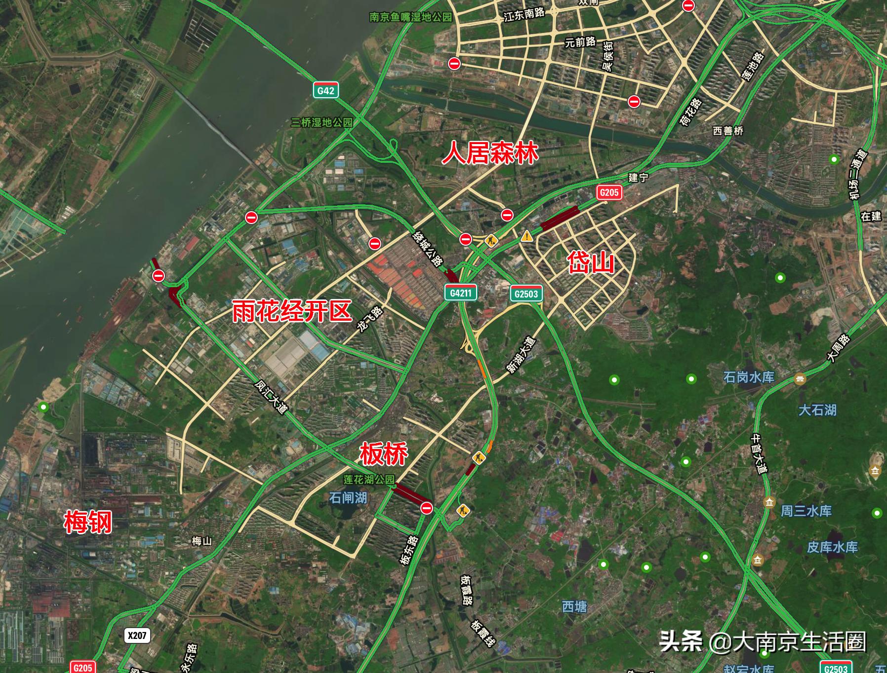 南京江宁滨江和桥林,江宁滨江对比浦口桥林