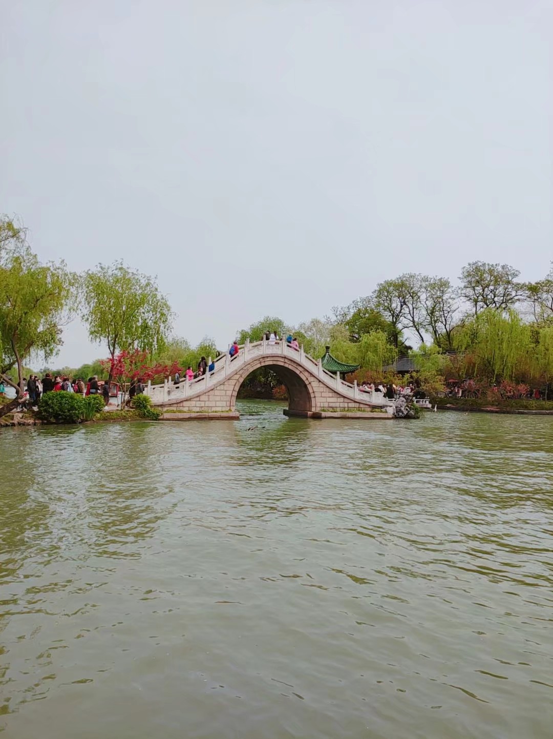 春游扬州瘦西湖,雨天游扬州瘦西湖