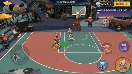 热血街篮手游实战,热血街篮测评账号