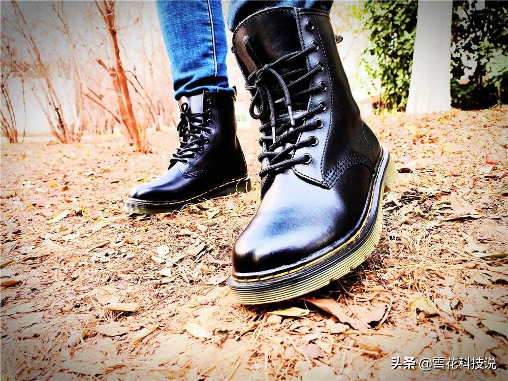 防水防油污马丁靴,经典哑光软皮马丁靴