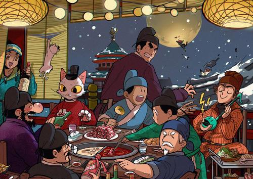 大口喝酒吃羊肉？《大理寺日志》中的那些小吃，名不虚传