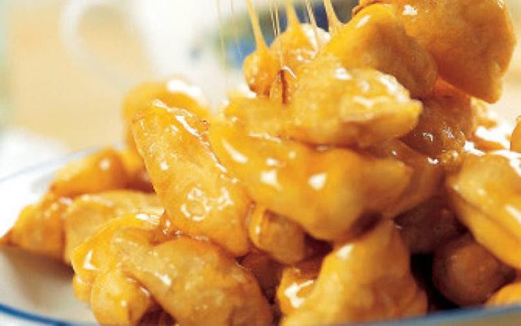 拔丝芝士香蕉小吃,简单易做的香蕉小吃儿童