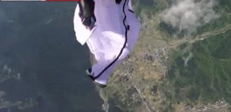 一翼装飞行失联女生最后一跳画面,失联翼装飞行员最后一跳画面公开