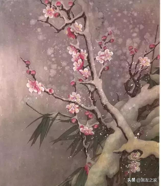 工笔梅花教学,工笔梅花设色技巧