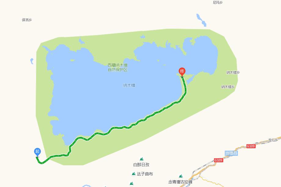 *藏西**大环线第35天：导航输入错误，走了个不收门票不一样的纳木措